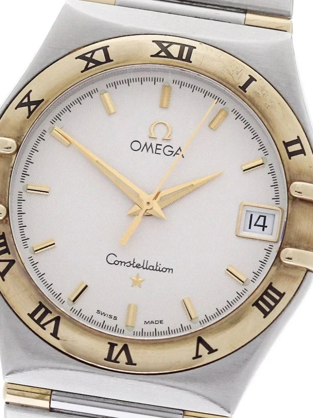 OMEGA Constellation 1312.30 date half bar white Dial Quartz Men's Watch_971506